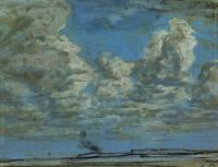 Boudin, Eugene - White Clouds